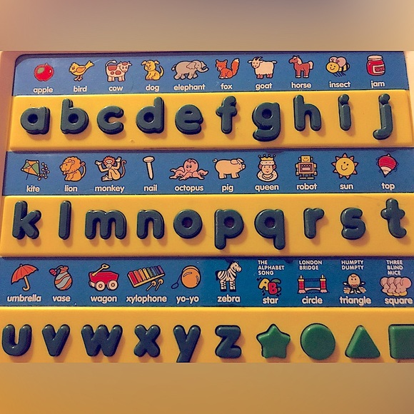 Rare Vintage Vtech Talking Little Smart Alphabet Desk Preschool Kindergarten Toy - Picture 2 of 2